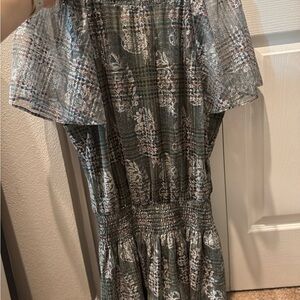 Ramy Brook Arizons Mixed Print Minidress